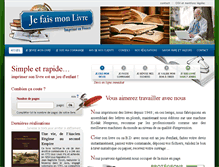 Tablet Screenshot of jefaismonlivre.fr